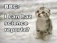 Sad-eyed kitten meme captioned "BBC: I can haz science reportz?"